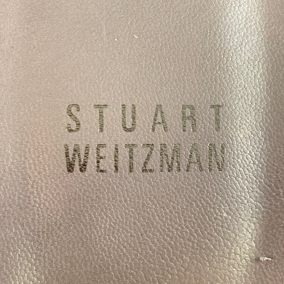 STUART WEITZMAN Size 7 Beige Natural Metallic Espadrille Sandals - Picture 7 of 13